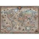 Map Art - Retro World 1000 Teile Puzzle Heye