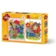 2 Puzzles - Musikalische Tiere 12 Teile Puzzle  Art Puzzle