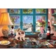 Am Puzzle-Tisch 1000 Teile Puzzle Schmidt Spiele