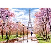 Romantischer Spaziergang in Paris 1000 Teile Puzzle  Castorland