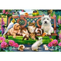 Haustiere im Park 1000 Teile Puzzle  Castorland