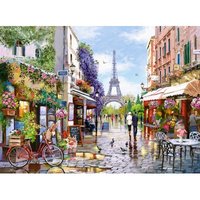 Blühendes Paris 3000 Teile Puzzle  Castorland