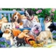 Dogs in the Garden 1000 Teile Puzzle  Trefl