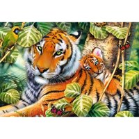 Zwei Tiger 1500 Teile Puzzle  Trefl