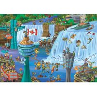 Cartoon Collection - Niagara Falls 1000 Teile Puzzle  DToys