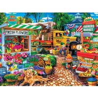 Farmer's Market - Auf dem Dorfplatz 750 Teile Puzzle  Master Pieces