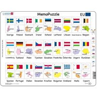 Rahmenpuzzle - MemoPuzzle (auf Schwedisch) 54 Teile Puzzle  Larsen