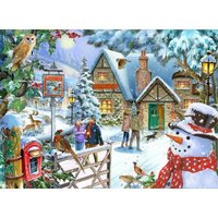 Snowman's View 1000 Teile Puzzle  HOP - House of Puzzles