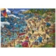 Cartoon Triangular - Seashore 1000 Teile Puzzle  Heye