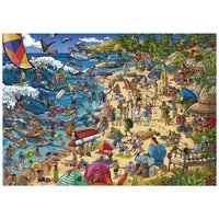 Cartoon Triangular - Seashore 1000 Teile Puzzle  Heye