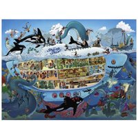 Cartoon Triangular - Submarine Fun 1500 Teile Puzzle  Heye