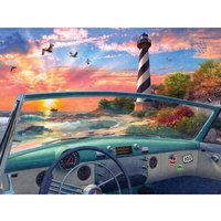 Dominic Davison - Cape Hatteras Drive 500 Teile Puzzle  SunsOut