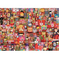 Puppen - Random Cut 1000 Teile Puzzle  Cobble Hill
