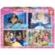4 Puzzles - Disney Princess 50 Teile Puzzle  Educa