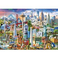 Symbole Von Nordamerika 1500 Teile Puzzle  Educa