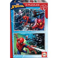 2 Puzzles - Spider-Man 100 Teile Puzzle  Educa