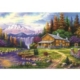 Sonnenuntergang in den Bergen 1000 Teile Puzzle Art Puzzle