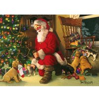 XXL Teile - Santa's Lucky Stocking 350 Teile Puzzle Cobble Hill