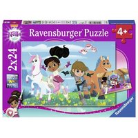 2 Puzzles - Nella The Princess Knight 24 Teile Puzzle  Ravensburger