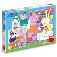 3 Puzzles - Peppa Wutz 55 Teile Puzzle  Dino